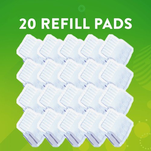 Scrubbing Bubbles Flushable Toilet Bowl Wand Cleaner Refills, Fresh Brush Cleaner Toilet Refill Pads, Removes Limescale & Odors, Citrus Scent, 20 Count (Pack of 2)