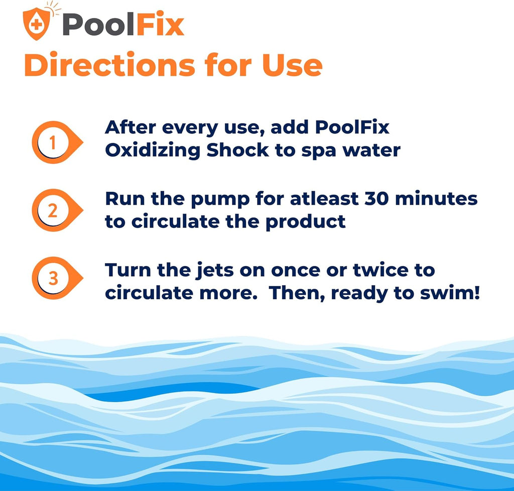 Non-Chlorine Spa Shock - Chlorine-Free Hot Tub Oxidizer for Clear Water & Odor Elimination - 5 lb