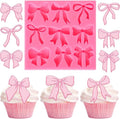 JarThenaAMCS Bow Fondant Mold - Silicone Bowknot Mould for Baking & Crafts | Perfect for Parties