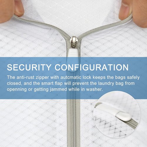 Muchfun Diamond Mesh Laundry Bags - Durable 2-Piece Set for Delicates | 24 x 24 Inches (XX-Large)