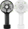 Miady Portable Handheld Fan - 5000mAh Mini USB Fan with 3 Speed Settings | 7-20 Hours Runtime for Travel & Office
