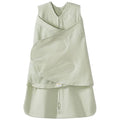 HALO 100% Cotton Sleepsack Swaddle - 3-Way Adjustable Wearable Blanket, TOG 1.5, Sage, Newborn (0-3 Months)