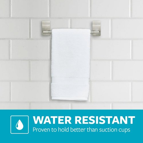 Command Towel Bar - Water Resistant Strips for Bathroom Organization | Easy Installation