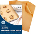 Juvale Parchment Paper Sheets - Nonstick Baking Liners, 200 Pack, 12 x 16 in, Unbleached Brown - Ideal for Air Fryers & Grilling