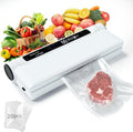 Food Vacuum Sealer Machine - Skiennix Compact 75KPA Sealer with LED Indicator & 20 Bags