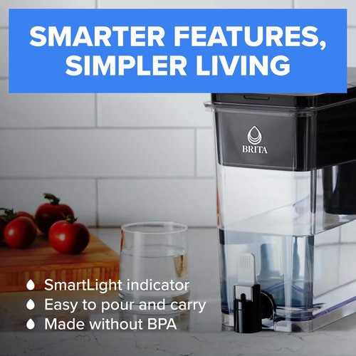 Brita UltraMax Water Dispenser - 27-Cup Capacity, BPA-Free, Reduces Copper & Mercury Impurities