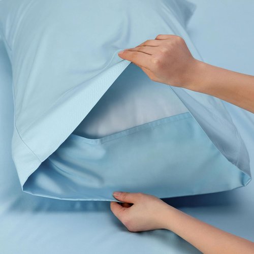 Bedsure Cooling Sheets - Twin XL Bamboo Rayon, Breathable & Soft Hotel Luxury Bedding, Aqua