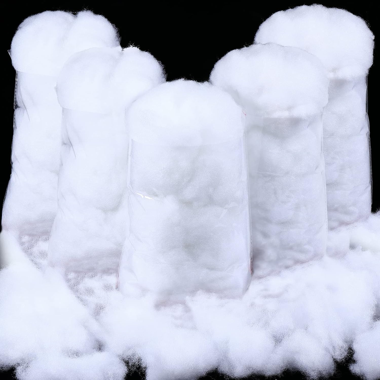 Shappy Christmas Fake Snow | 14.11 Ounce Fluffy White Cloud Fiber for Indoor Decor