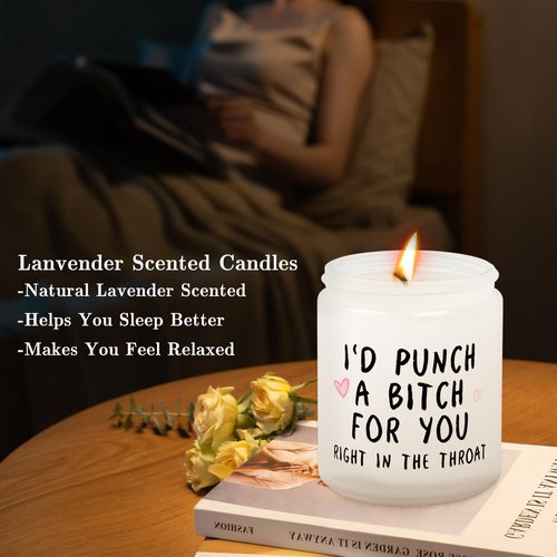 Niviy Mothers Day Gifts for Mom, Birthday Gifts for Women, Mothers Day Christmas Scented Candle, Funny Candle for Women, Sister Galentines Easter Gift for Sisters, Friend Anniversary 7oz