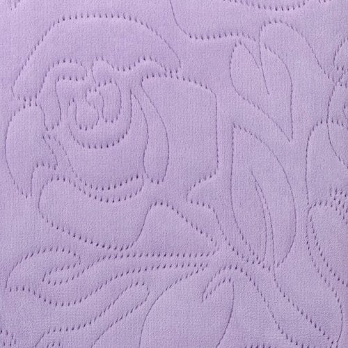 Paris Hilton 2 Piece Twin XL/Twin Comforter Set with 1 Pillow Sham - Soft Warm Chic & Lightweight Quilted Bed Spreads, Housewarming & Birthday Gifts for Women & Teen Girls, Lavender Roses (Henrietta)