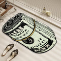 **Money Rug | 100 Dollar Bill Design | Funky 20x32 Inch Bath Mat for Home Decor**