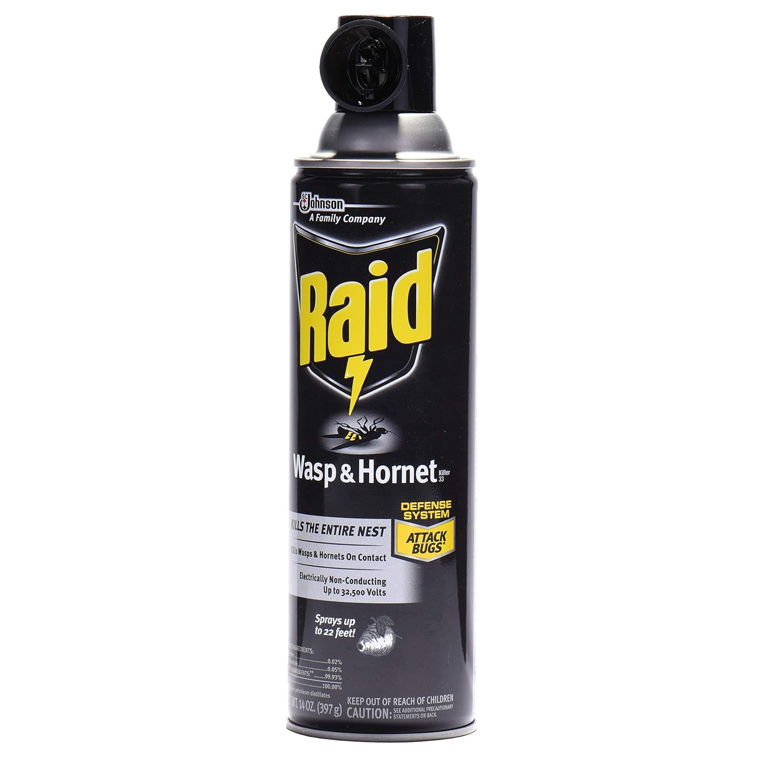 Raid Wasp Hornet Killer Spray - Effective Insect Control | 14 Ounce Pack of 4