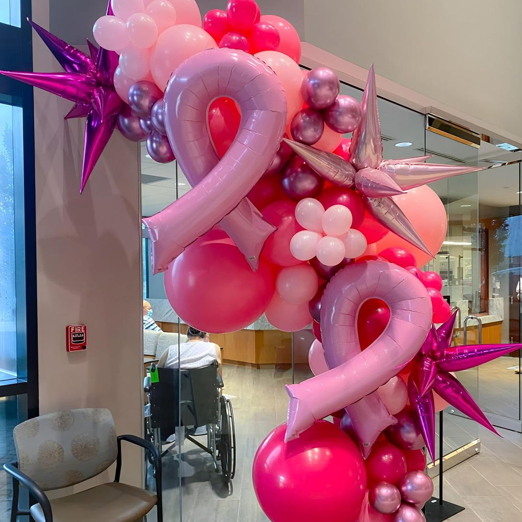 Voircoloria 110pcs Hot Pink Balloons - 12 Inch Dark Pink Latex for Parties, Weddings & Celebrations