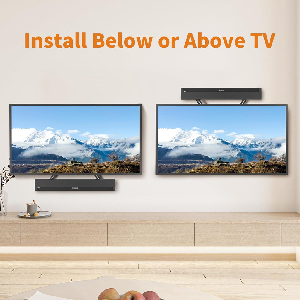 XINLEI Universal Sound Bar Mount | Fits 23-65 Inch TVs | Securely Holds Up to 22 lbs