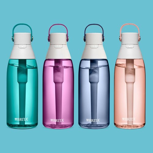 Brita Premium Filtering Water Bottle - BPA-Free, Reusable, Night Sky, 36 oz | Replaces 300 Plastic Bottles