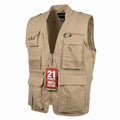 Humvee Photography Utility Vest With 21 Pockets | Perfect for Travel, Safari, Hunting, Camping & More 100% Cotton, Comfortable & Sturdy, Tactical & Safari Jacket | Vest for Men & Women