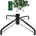 DIDOSJME Metal Chritstmas Tree Stand, 16.55 Inch Christmas Tree Stand for 3 to 7ft Christmas Trees,fits 0.5-1.35 inch Pole,Folding Christmas Tree Stand