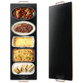 Electric Warming Tray,Extra Large Food Warming Trays with Temp-Settings & Timmer,Full Surface Heating Electric Food Warmer Mat Keep Food Warm at Buffet, Party, Sabbath, Daily Use