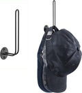 Mkono Hat Organizer - Space-Saving Wall Rack for 20 Baseball Caps | Set of 2, Black, Modern Design