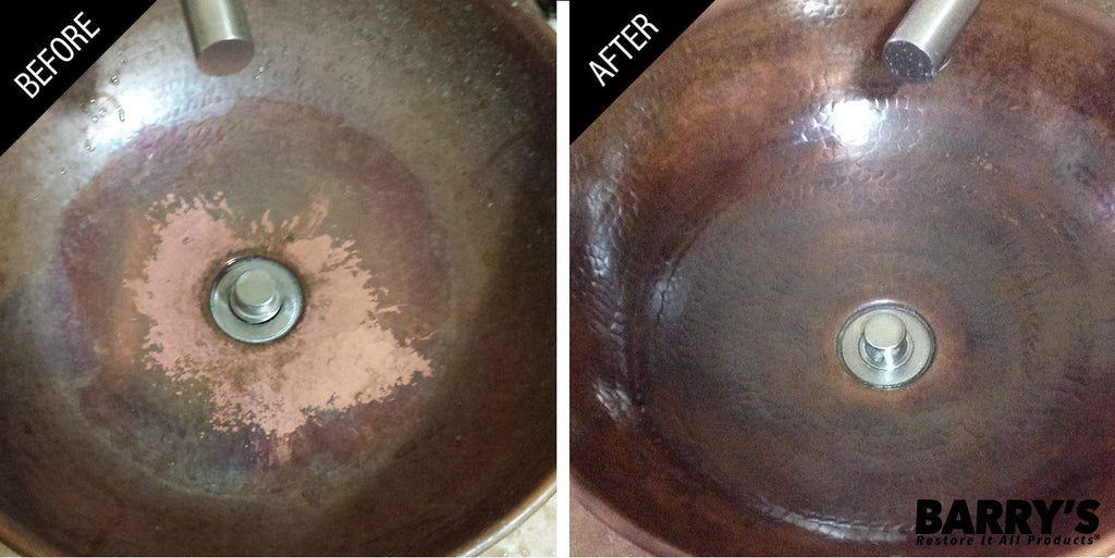 Barry's Restore It All Products - Copper Patina Rescue Homeowner Kit | The #1 ALL-IN-ONE Copper Patina Restoration KIT! Sinks, Hardware, Tables & Faucet Fixtures