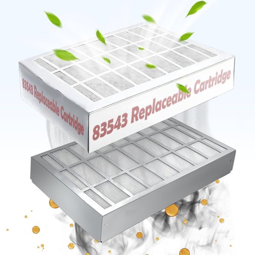 83543 2FK001 2FR00801 Filter Kit for Perfect Fry, Activated Carbon Filters Air, Compatible with PFC570、PFA570、PFA720、FR00801，Insulation of Oil And Fumes, Clean Air, Easy Replacement