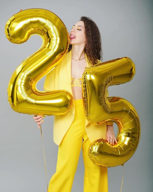 Gold Number 15 Balloon - 40 Inch 15th Birthday Decoration for Girls & Boys | Golden Party Supplies