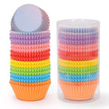 SKIDEC Rainbow Standard Cupcake Liners 400 Count Solid Colorful Paper Baking Cups Food Grade Disposable Cupcake Wrappers Bright Color Muffin Cups for Wedding Birthday Tea Party Baking Supplies