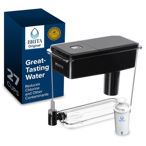 Brita UltraMax Water Dispenser - 27-Cup Capacity, BPA-Free, Reduces Copper & Mercury Impurities