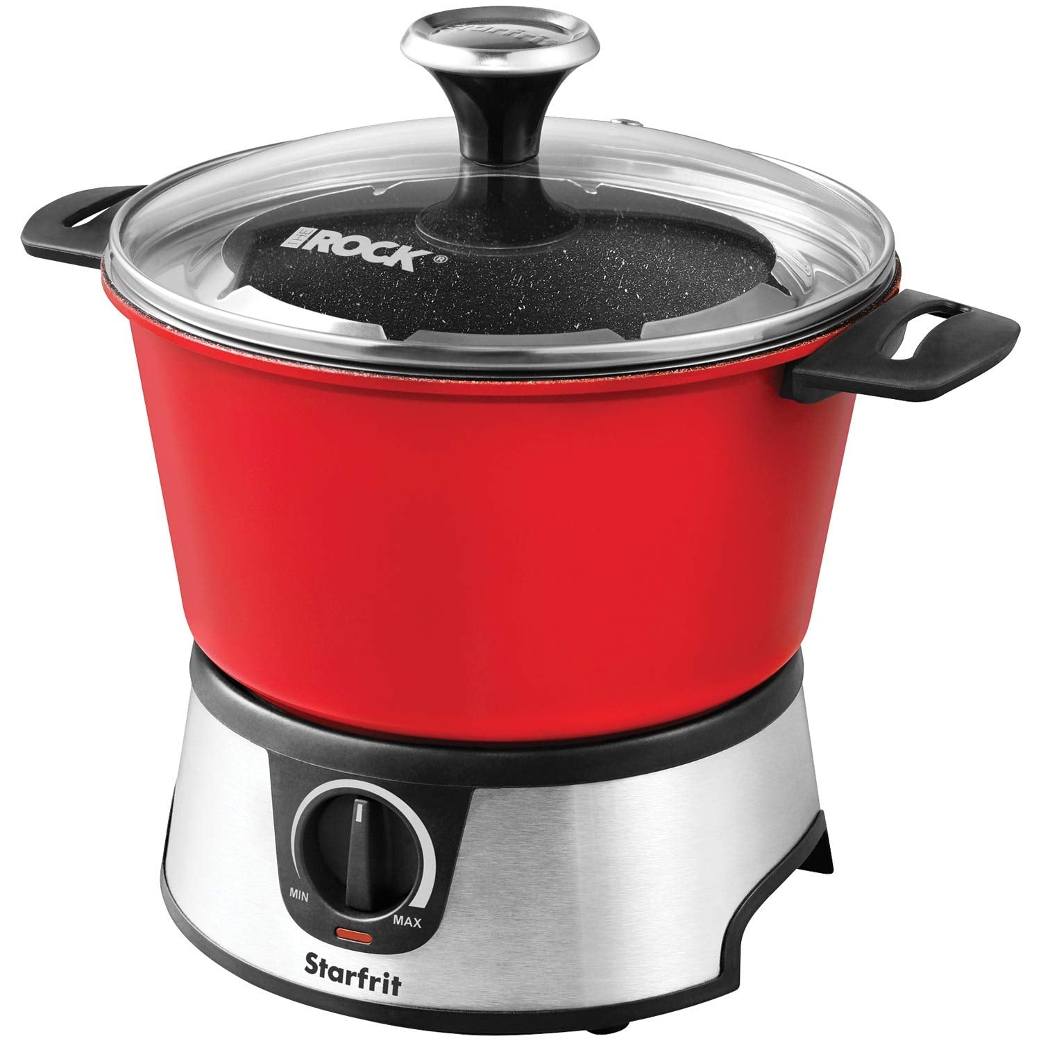 Starfrit The Rock Electric Fondue 13PC Set - 3L - Nestable Components - Quick Release Magnetic Cord - 1500W