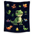 KNOWPHST Dinosaur Blanket for Kids - Blankets Gifts for Boys - 50x60 Inches Cozy Lightweight Throw for Sofa Bedroom Decor Bed