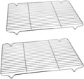P&P CHEF Stainless Steel Cooling Baking Rack - Pack of 2, 16.6" x 11.5", Durable & Easy to Clean