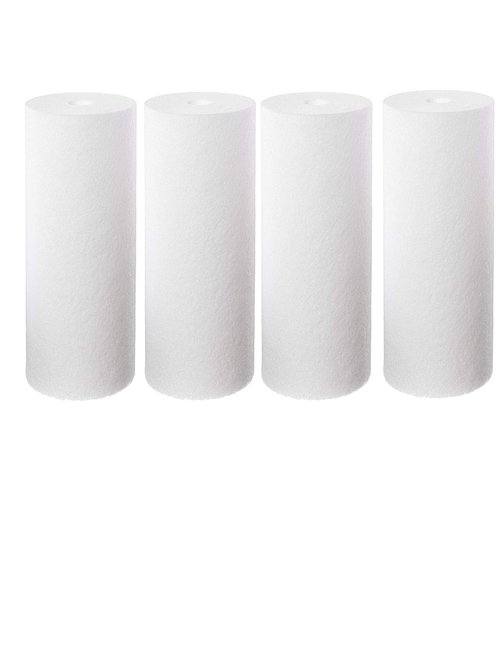 CFS – 4 Pack Heavy-Duty Polypropylene Spun Water Filter Cartridges Compatible with BF6, BF7, BF9C, BF35, BF36, BF36C Models – Remove Bad Taste – Whole House Replacement Filter Cartridge