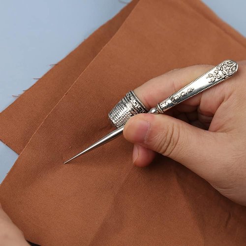 BUTUZE Embroidery Scissors Kit - Complete Vintage Sewing Tools with Original Case & Awl | Antique Design