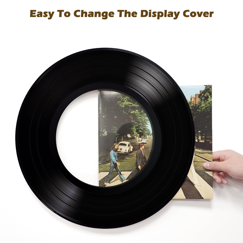 Cociat Acrylic Vinyl Record Display Frame Rack for Wall, Album Cover Holder Shelf Wall Mounted
