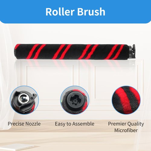 YOKYON Brushroll & Foam Felt Filters Replacement Compatible with Shark Stratos Upright Vacuum with DuoClean PowerFins AZ3002 & AZ3000W AZ3000