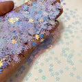 Skiennix Snowflakes Party Glitter - 2000 Pieces of PVC Confetti for Christmas & Winter Crafts