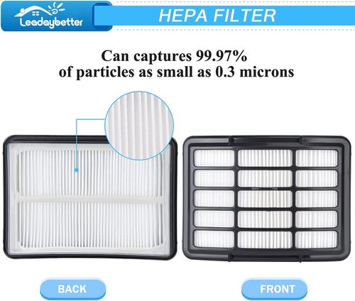 Leadaybetter Vacuum Filter Replacement - Compatible with Shark Navigator Models NV350-NV370 | 2 + 4 Pack Filters