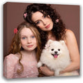 Custom Canvas Prints - Personalized Framed Wall Art for Pet & Family Photos | 8'' W x 8'' H