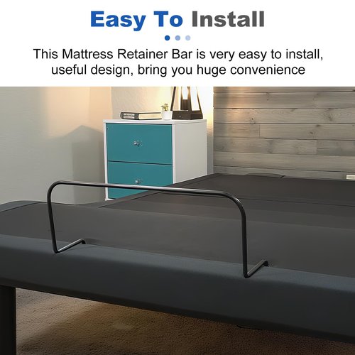BROQIXIN 19 inches Across Mattress Retainer Bar Model 63003441 fits Tempur-Pedic Ergo，can not be Used for Lifting The Adjustable Bed!