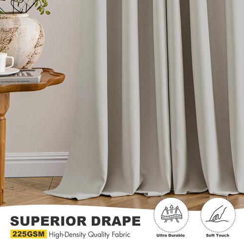MIULEE Blackout Curtains - Thermal Insulated Room Darkening Drapes for Bedroom & Living Room | 40 x 45 Inches, 2 Panels