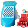 3D Printed Beverage Can Opener - Quick and Easy Tool for Beer, Soda, and Pull-Tab Cans - for Women with Long or Acrylic Nails (Blue)