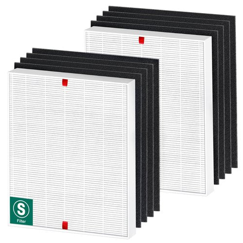 Winix C545 HEPA Replacement Filter - S for Winix C545 Air Purifier by Blutoget - Replaces Winix S Filter 1712-0096-00,2522-0058-00,2 H13 True HEPA & 8 Activated Carbon Filters