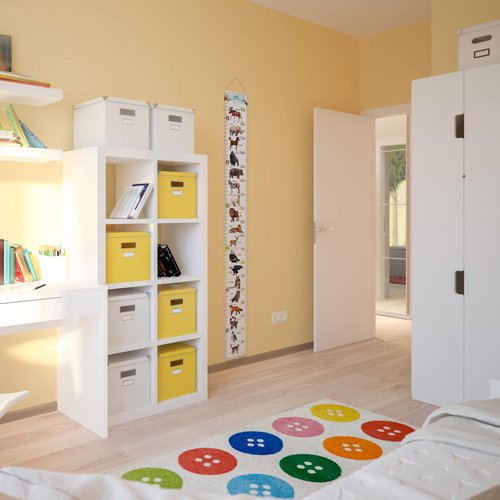 LIFELIKO Personalised Growth Chart for Animal Lovers, Removable Wall Ruler for Boys and Girls, Kid’s Room Decoration (Multicolor)