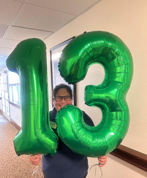 Green Number 60 Balloon - 40 Inch 60th Birthday Decorations for Men & Women | St. Patrick's Day Theme