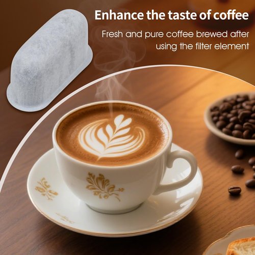 8Pcs Replacement Coffee Filters Compatible with Drew Barrymore Coffee Maker, Coffee Filters for Beautiful Coffee Maker Charcoal Water Filters
