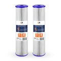 Aquaboon 1 Micron Whole House Pleated Sediment Water Filter Cartridge 20x4.5 Well Filter Replacement Compatible with ECP5-20BB, SPC-45-1005, 2 Pack