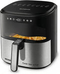 Mondial Air Fryer - Digital Visor 5.3QT Capacity | High Power & Elegant Stainless Steel Finish
