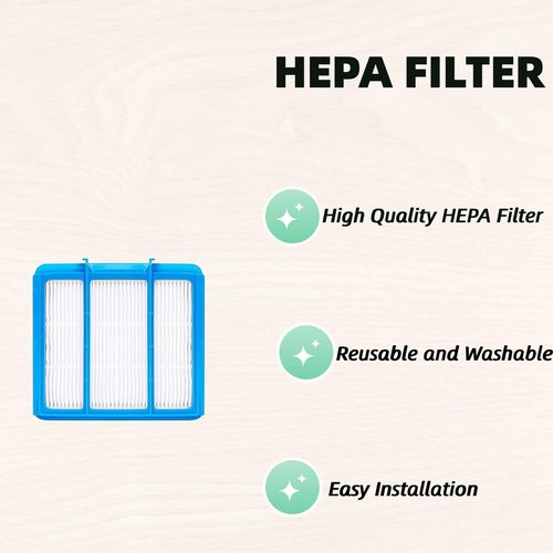 Replacement Parts Compatible with Shark AV2110S RV2120AE RV2100S RV2110S Robot Vacuum Cleaner,1 Main Brush,2 Filters,5 Side Brushes,2 Pre Filter,2 Filter