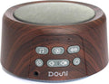 White Noise Machine - Soothing Sleep Sound Therapy with Timer & Memory Function | Brown Wood Grain Design