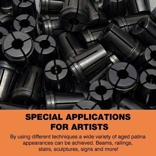 LIIZOUSUDA Black Oxide Coating Kit - Black Oxide Solution, Versatile Blackening Solution for Iron and Steel - Not Suitable for Stainless Steel Surfaces (6.8 oz)